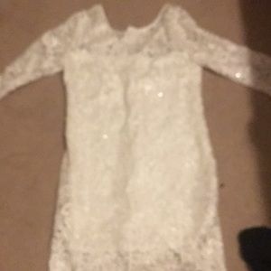 This is a white dress you can wear for Christmas